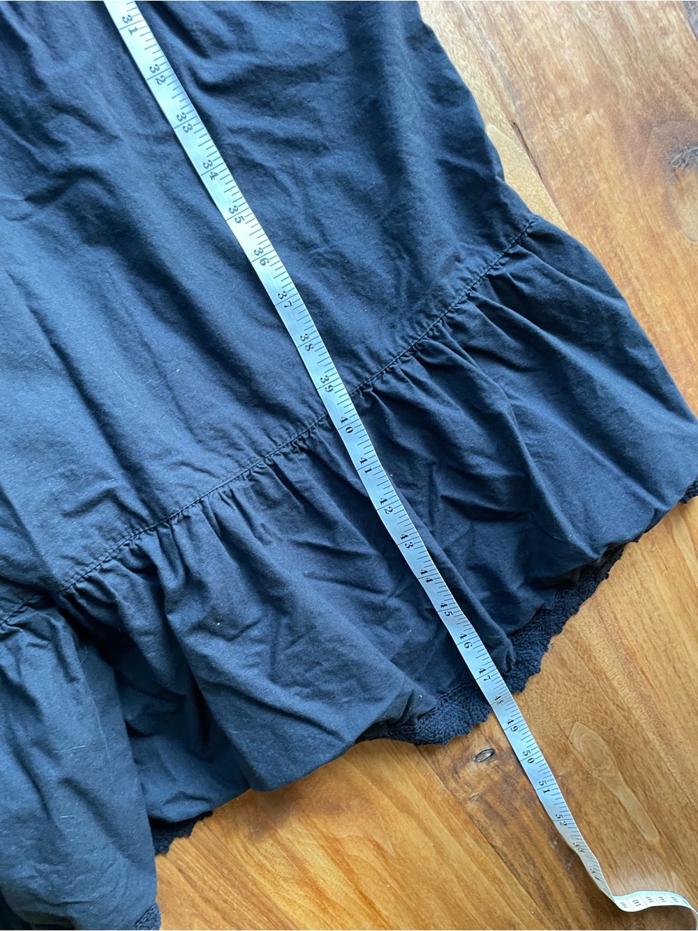 Heirloom Art Co. Kate Black Poplin Maxi Nightgown with Pintuck Front size S - Picture 15 of 16